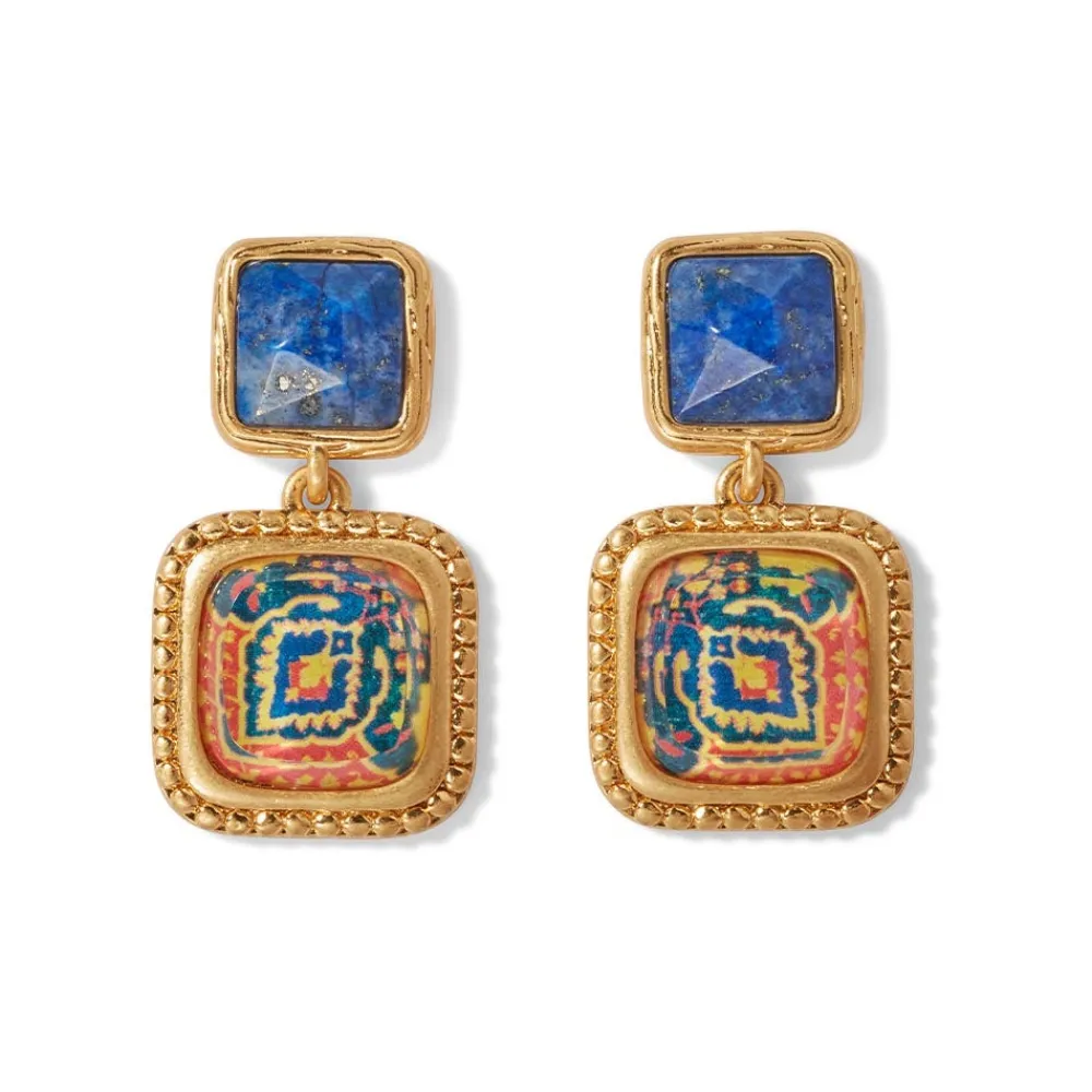 Discount The Met Store Kashan Carpet Square Drop Earrings