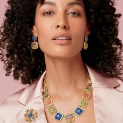 Best The Met Store Kashan Carpet Statement Collar Necklace