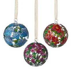 Outlet The Met Store Louis C. Tiffany Garden Landscape Cloisonné Ornament Set