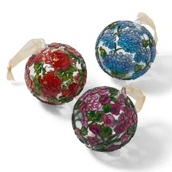 Outlet The Met Store Louis C. Tiffany Garden Landscape Cloisonné Ornament Set