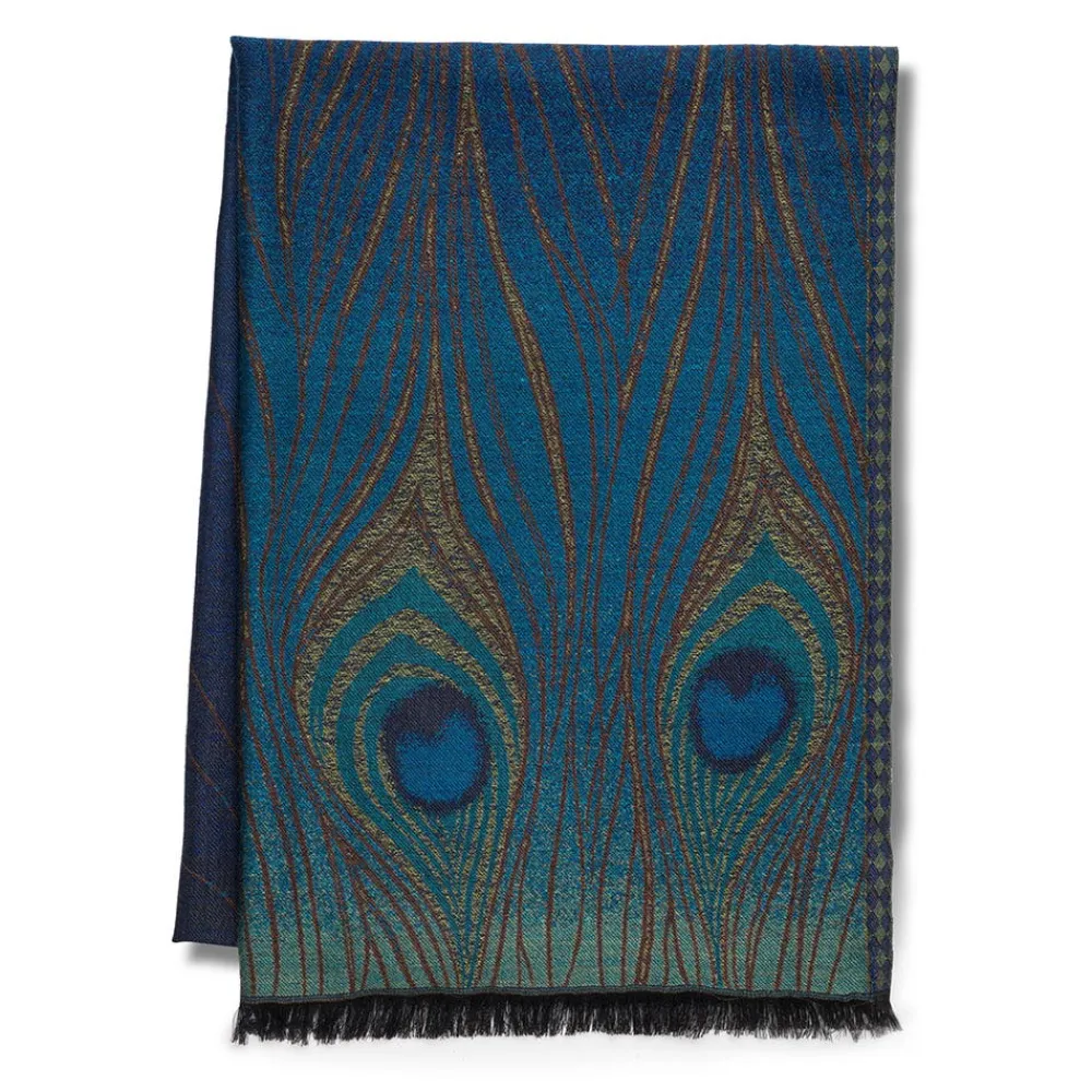 Best The Met Store Louis C. Tiffany Peacock Feather Wool-Blend Shawl