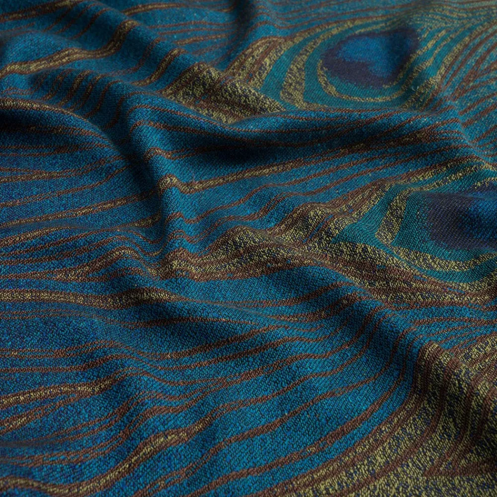 Best The Met Store Louis C. Tiffany Peacock Feather Wool-Blend Shawl