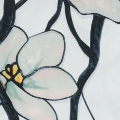 Hot The Met Store Louis C. Tiffany White Magnolia Oblong Silk Scarf
