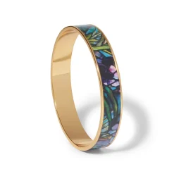 New The Met Store Magnolias and Irises Enamel Bangle