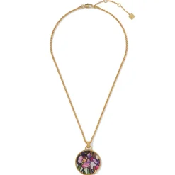 Clearance The Met Store Magnolias and Irises Enamel Pendant Necklace