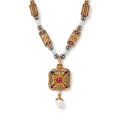 Best The Met Store Medieval Byzantine Statement Necklace and Drop Earrings Set