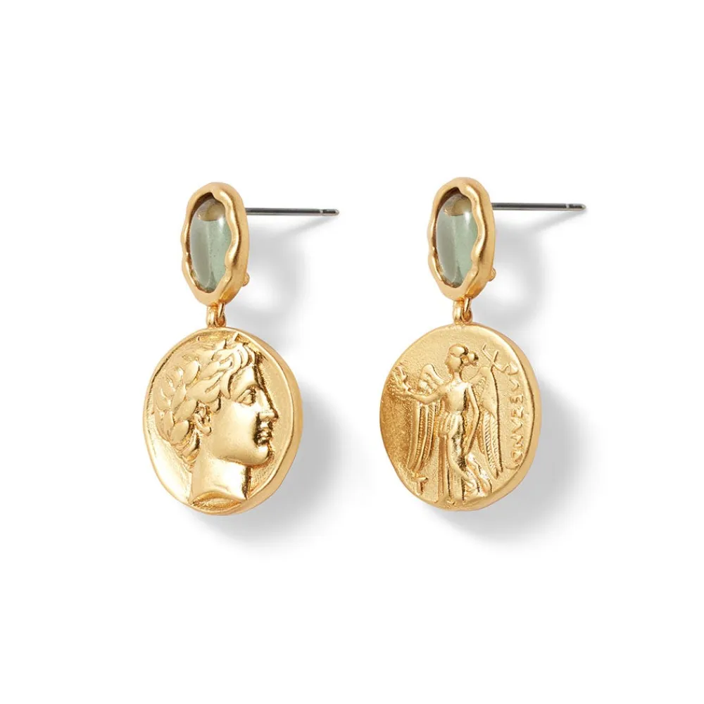 Hot The Met Store Mediterranean Coin Drop Earrings