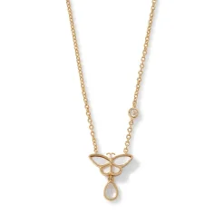 New The Met Store Meiji Butterfly Pendant Necklace and Drop Earrings Set