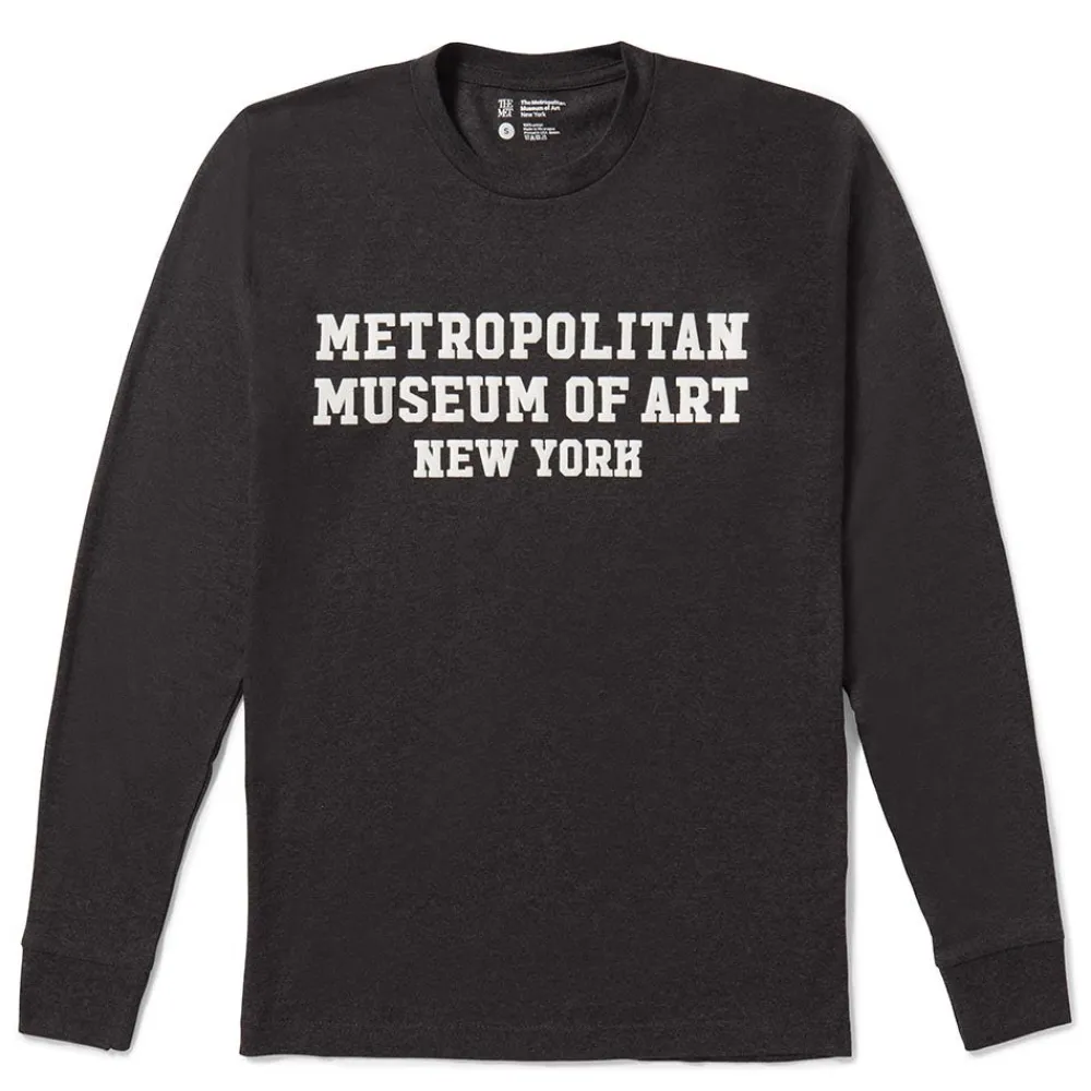 Discount The Met Store Met Campus Long-Sleeve Tee White