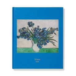 Clearance The Met Store Met Irises Clothbound Monthly Calendar 2025