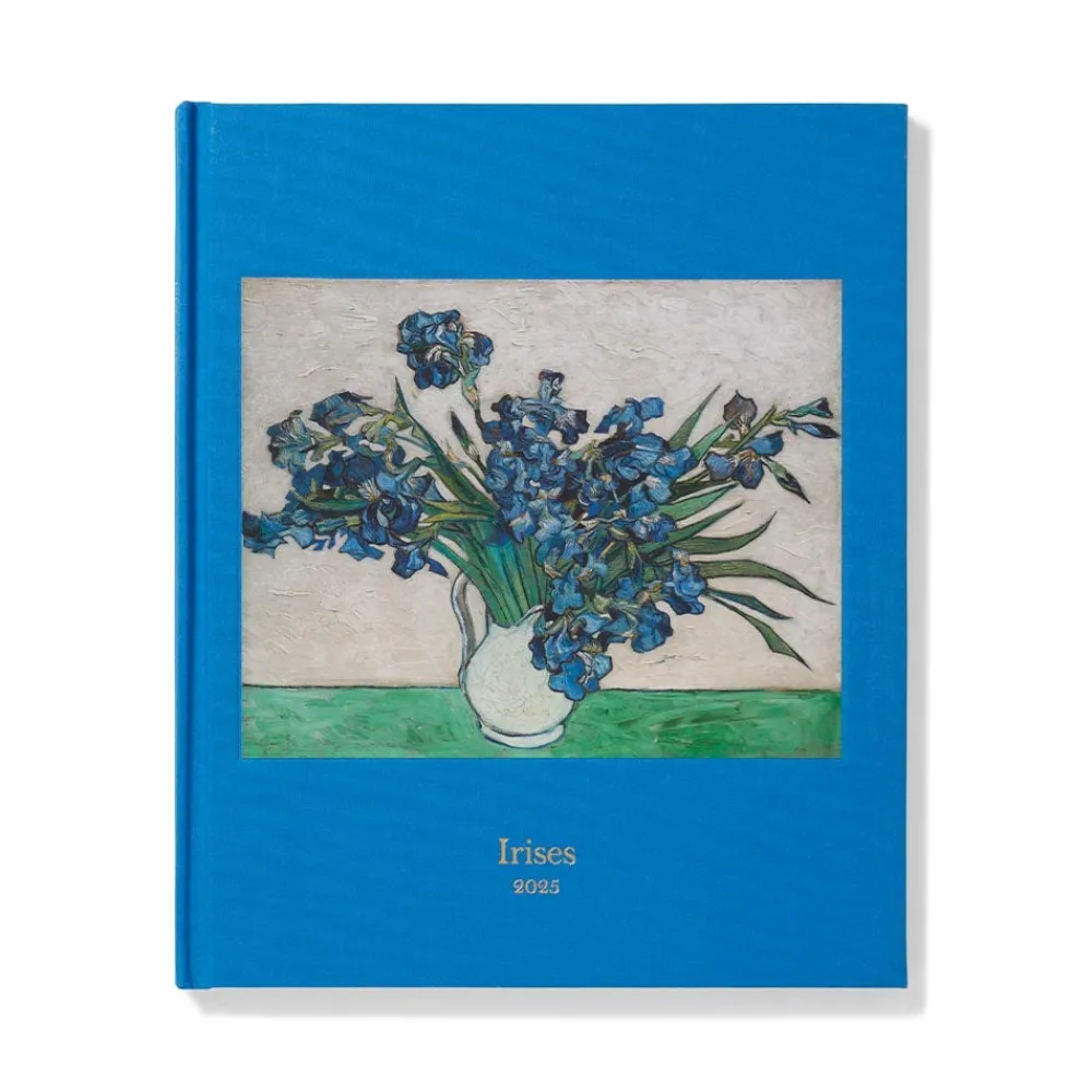 Clearance The Met Store Met Irises Clothbound Monthly Calendar 2025