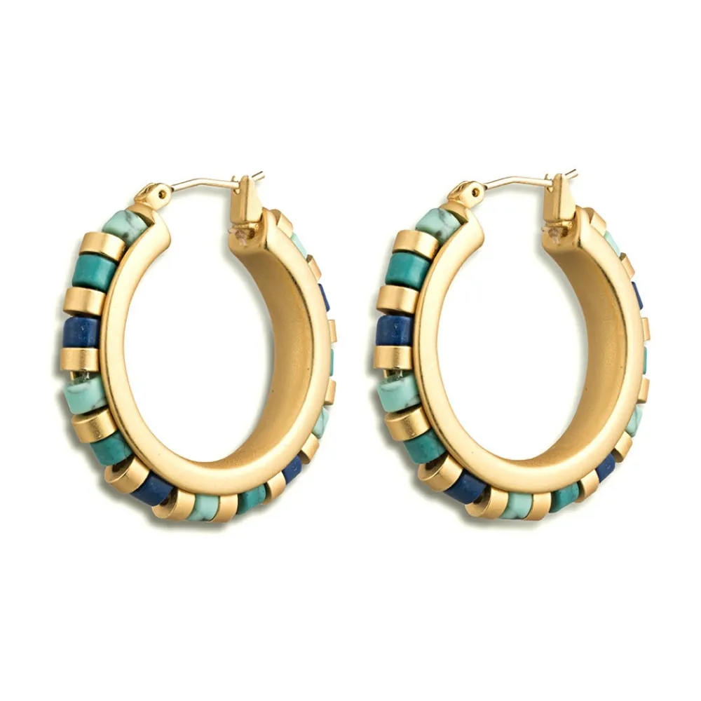 Sale The Met Store Middle Kingdom Cylindrical Bead Earrings