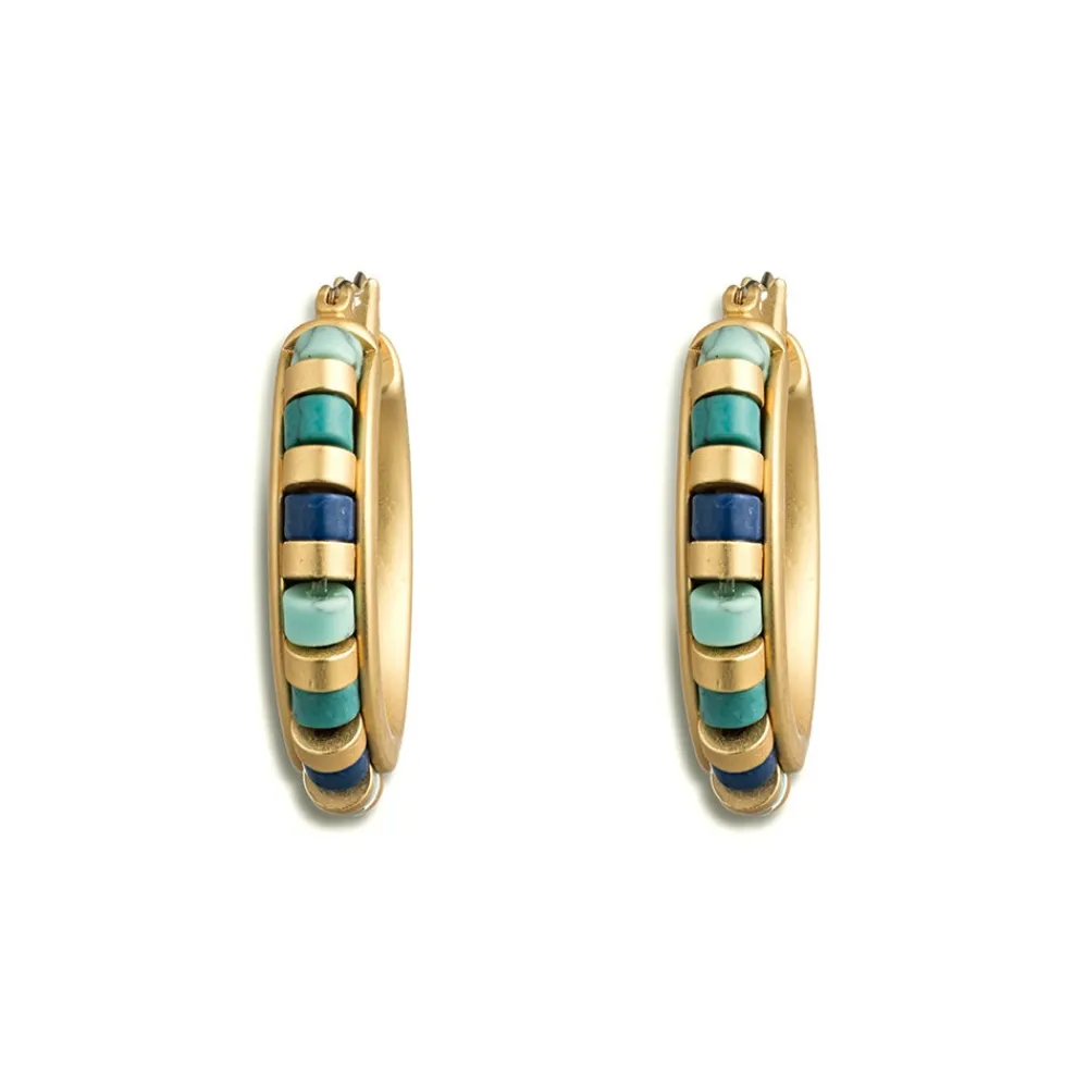 Sale The Met Store Middle Kingdom Cylindrical Bead Earrings