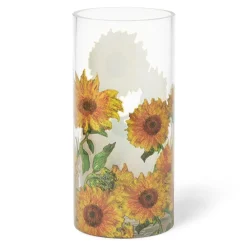 New The Met Store Monet Sunflowers Glass Vase