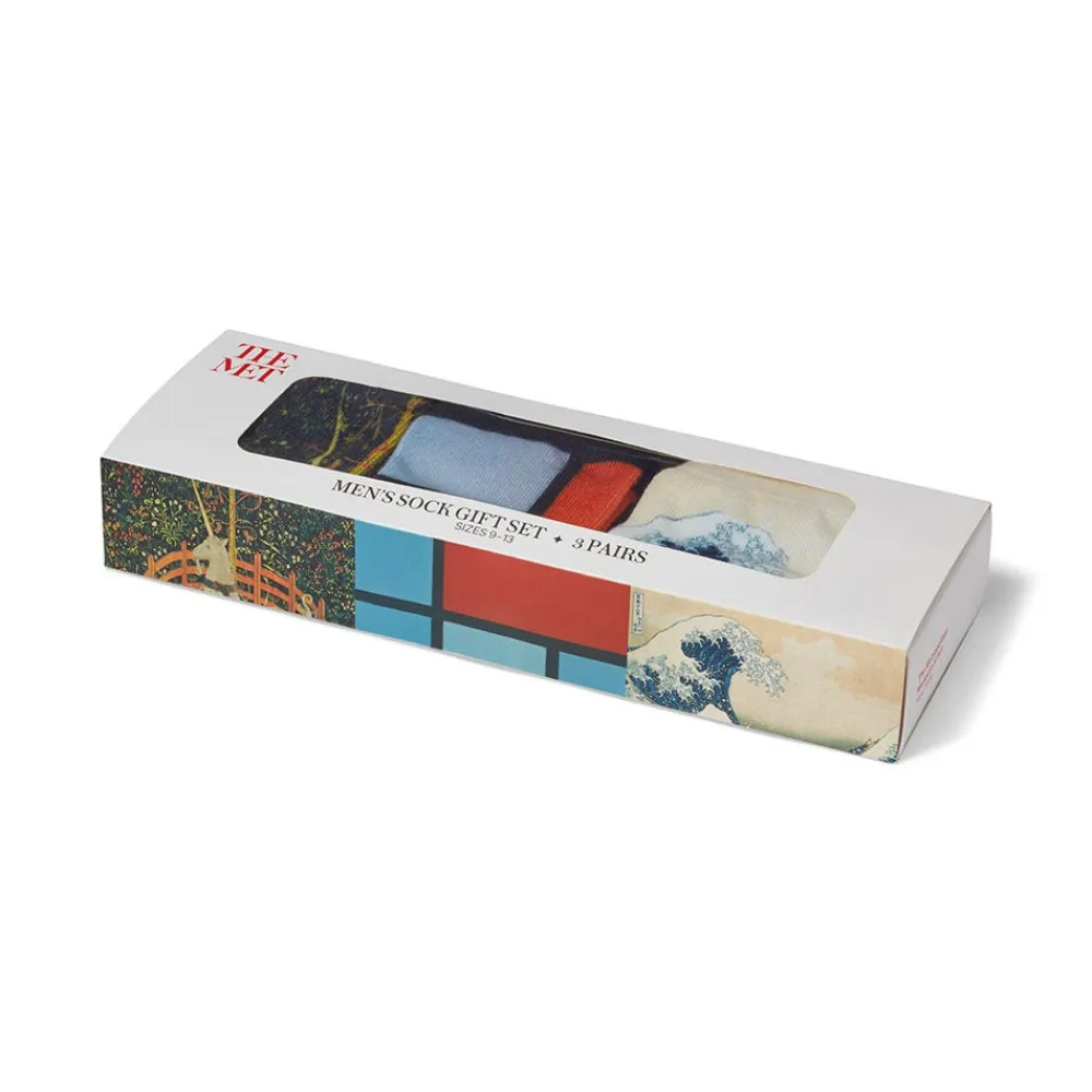 Outlet The Met Store Museum Favorites Men's Gift-Boxed Sock Set