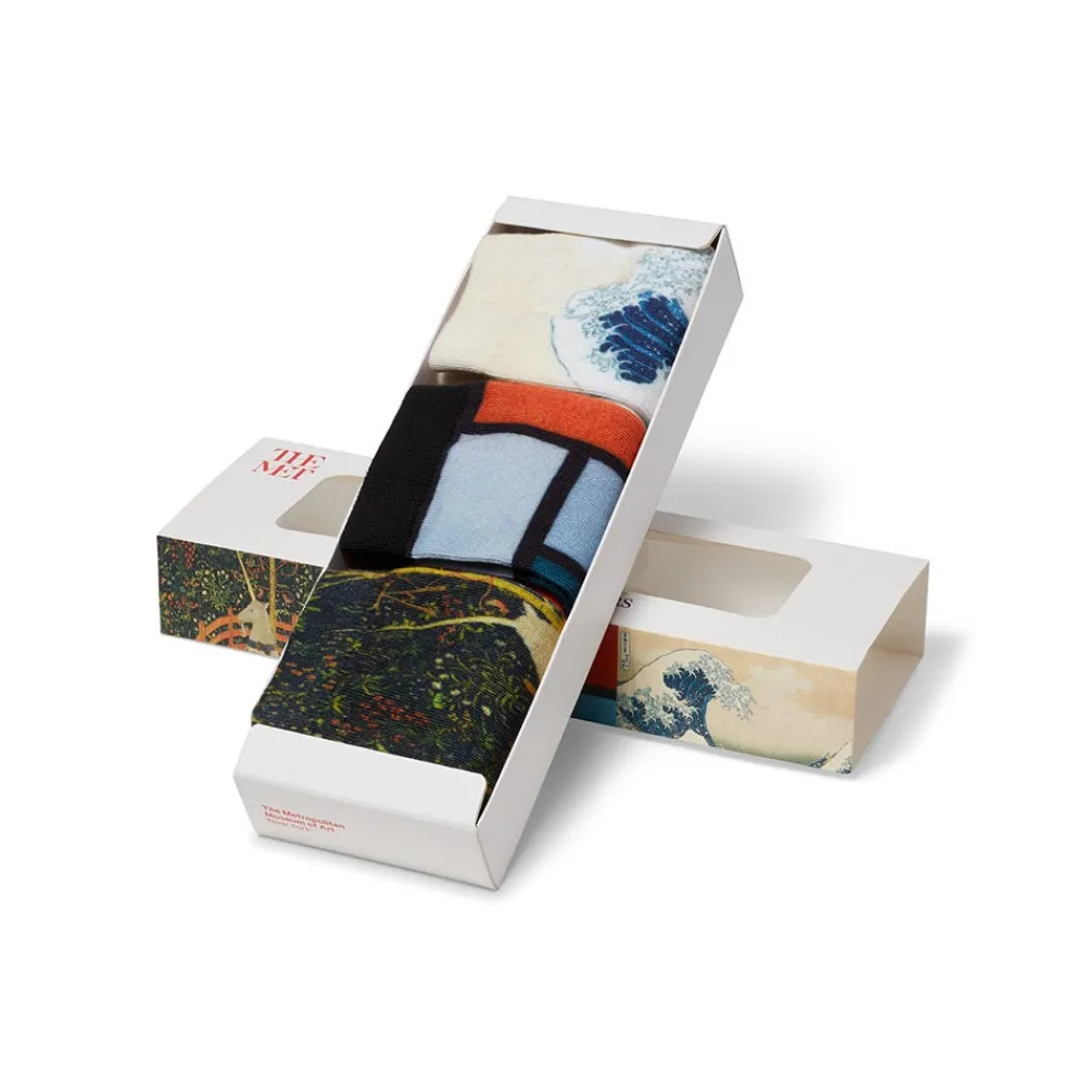 Outlet The Met Store Museum Favorites Men's Gift-Boxed Sock Set