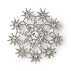 Discount The Met Store Ottoman Star Antiqued Silver Brooch