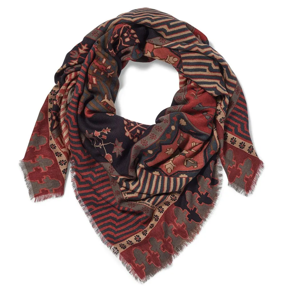 Discount The Met Store Persian Garden Oversize Square Wool Scarf