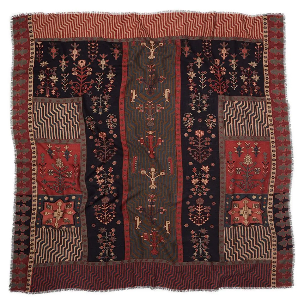 Discount The Met Store Persian Garden Oversize Square Wool Scarf