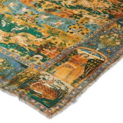 Best The Met Store Persian Pictorial Textile Oversize Oblong Scarf