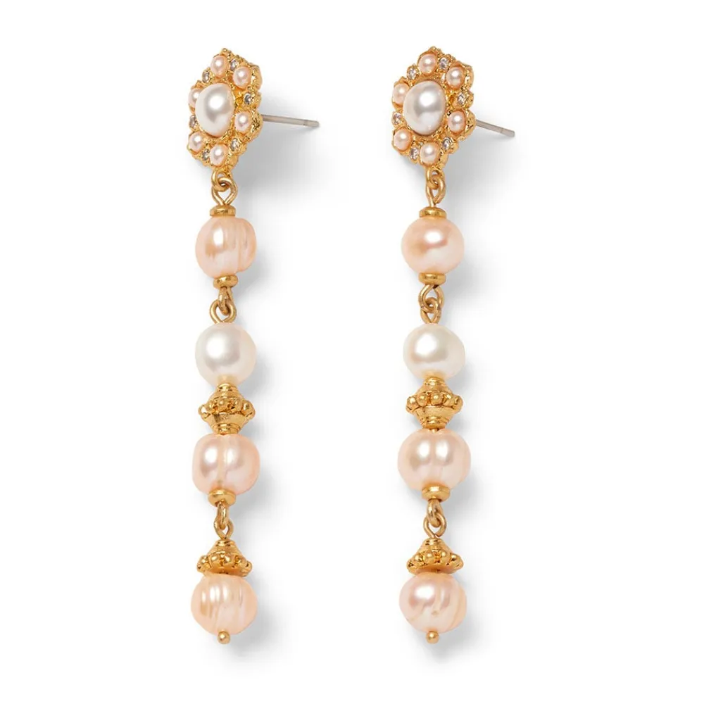 Sale The Met Store Philippine Pearl Double-Strand Necklace and Linear Drop Earrings Set