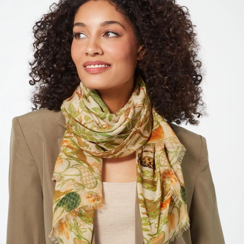 New The Met Store Portuguese Garden Oblong Scarf