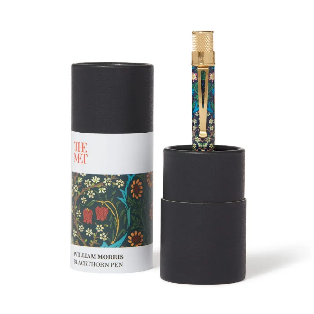 New The Met Store Retro 51 William Morris Blackthorn Rollerball Pen