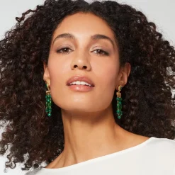 Clearance The Met Store Roman Malachite Chandelier Earrings