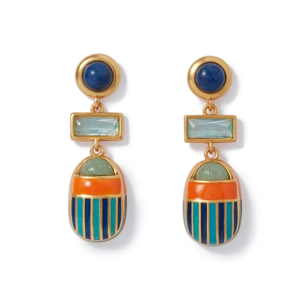 Clearance The Met Store Royal Scarab Drop Earrings