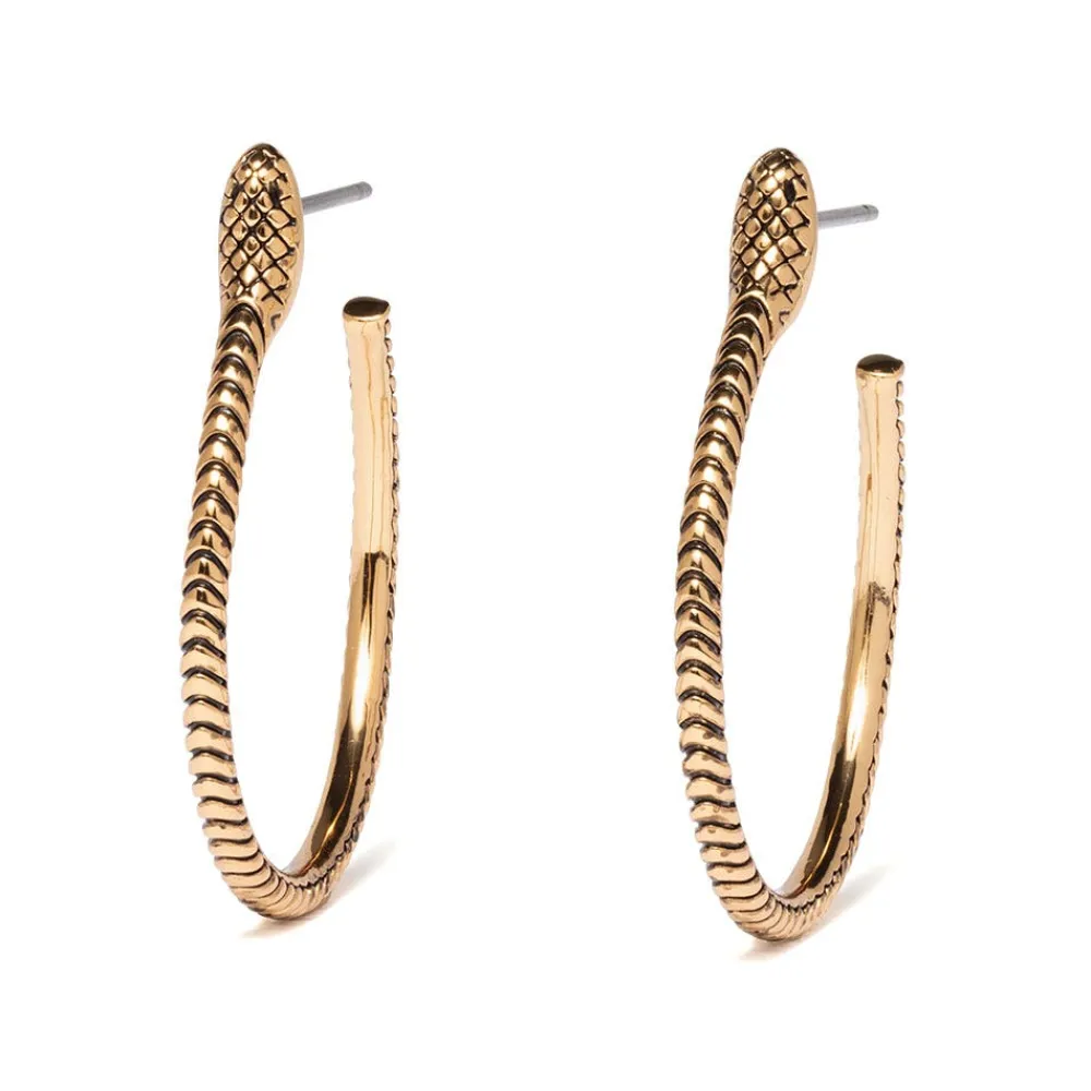 Clearance The Met Store Serpentine Hoop Earrings