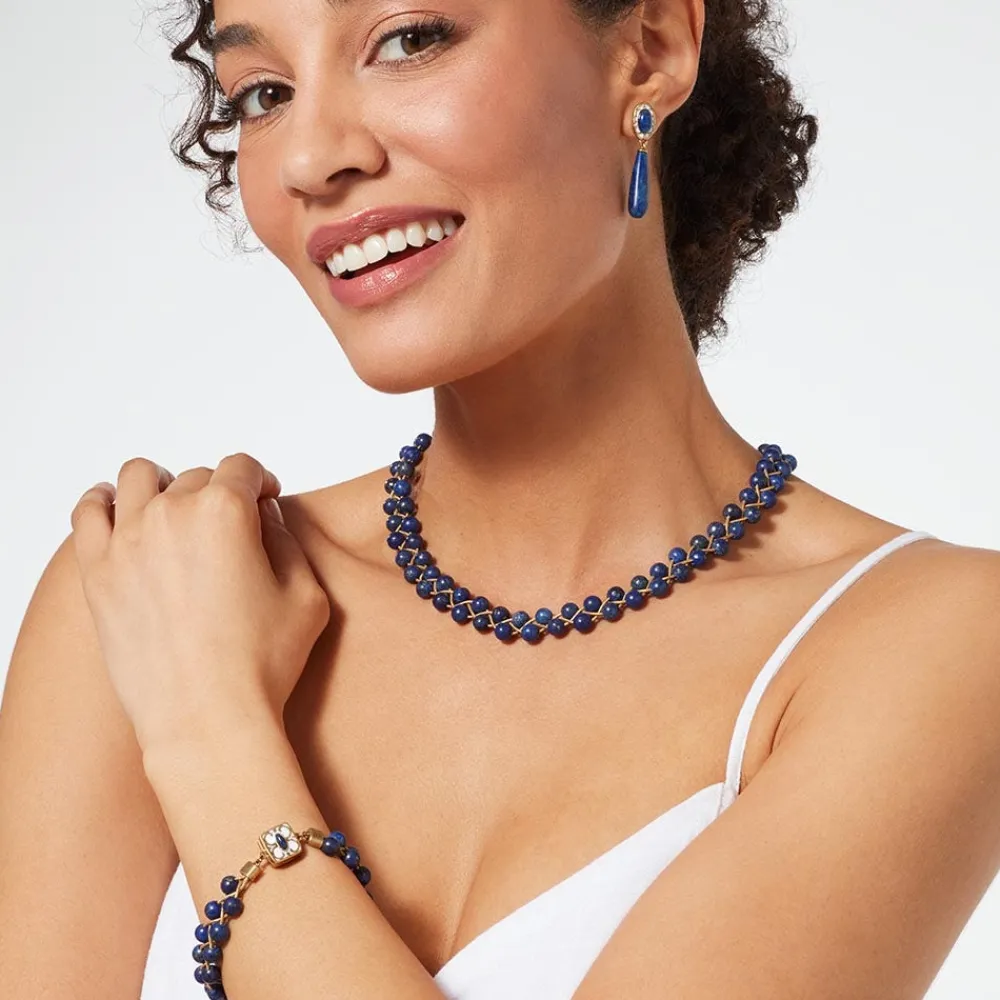 Clearance The Met Store Spanish Baldric Lapis Braided Necklace