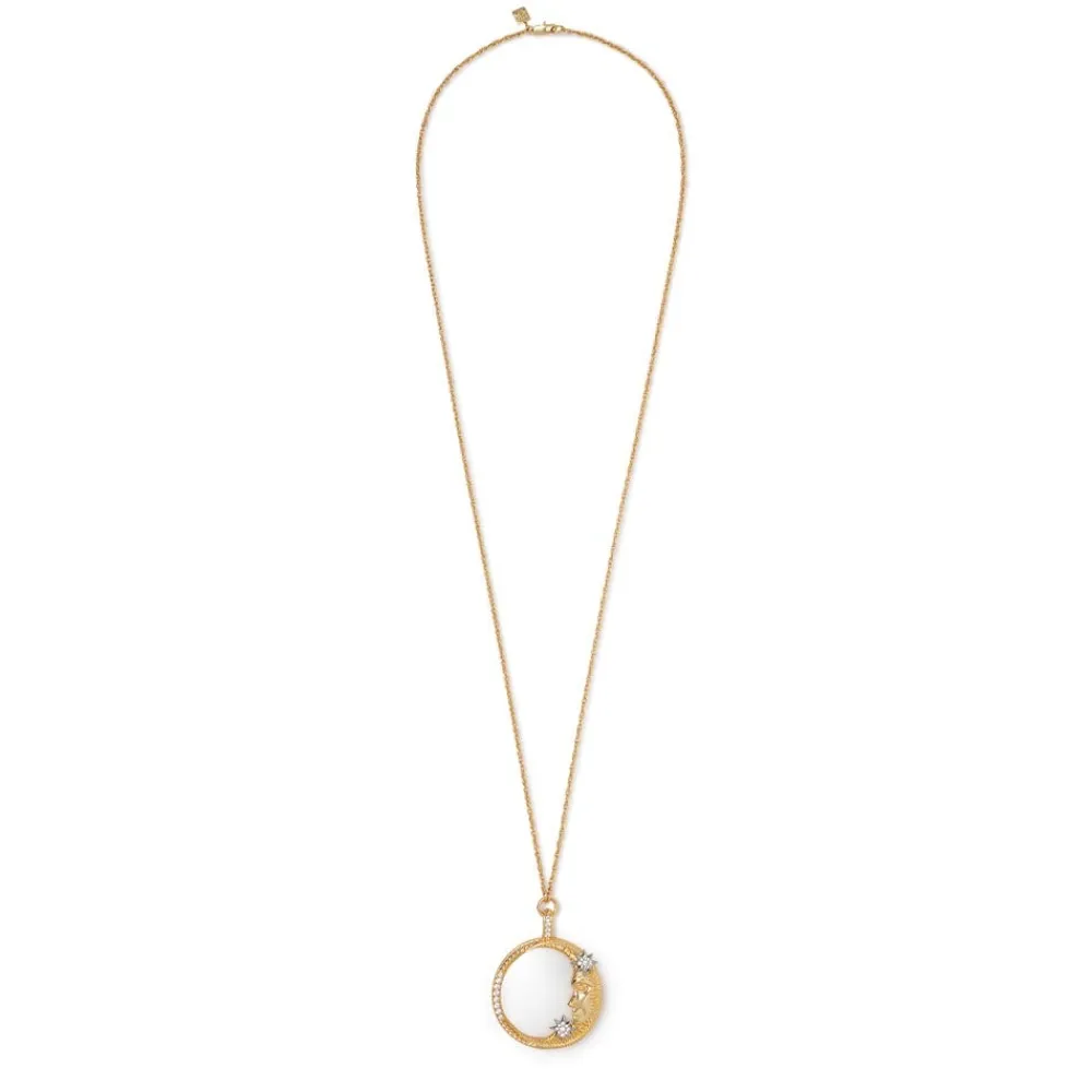 The Met Store Spanish Day and Night Magnifier Pendant Necklace