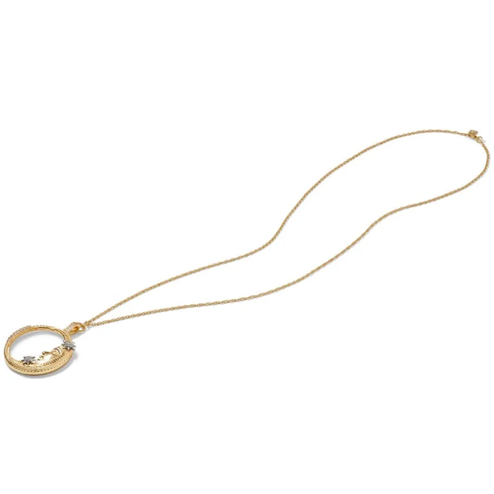 The Met Store Spanish Day and Night Magnifier Pendant Necklace