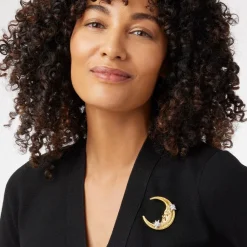 Best The Met Store Spanish Day and Night Moon Brooch