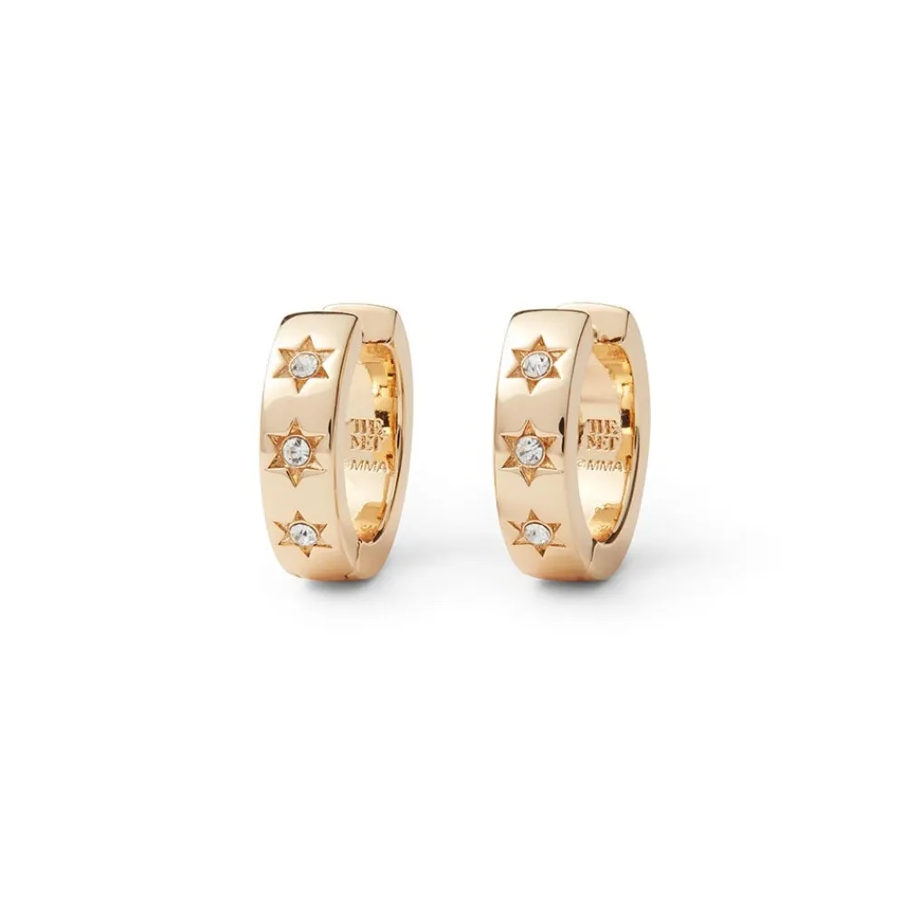 New The Met Store Star Huggie Earrings