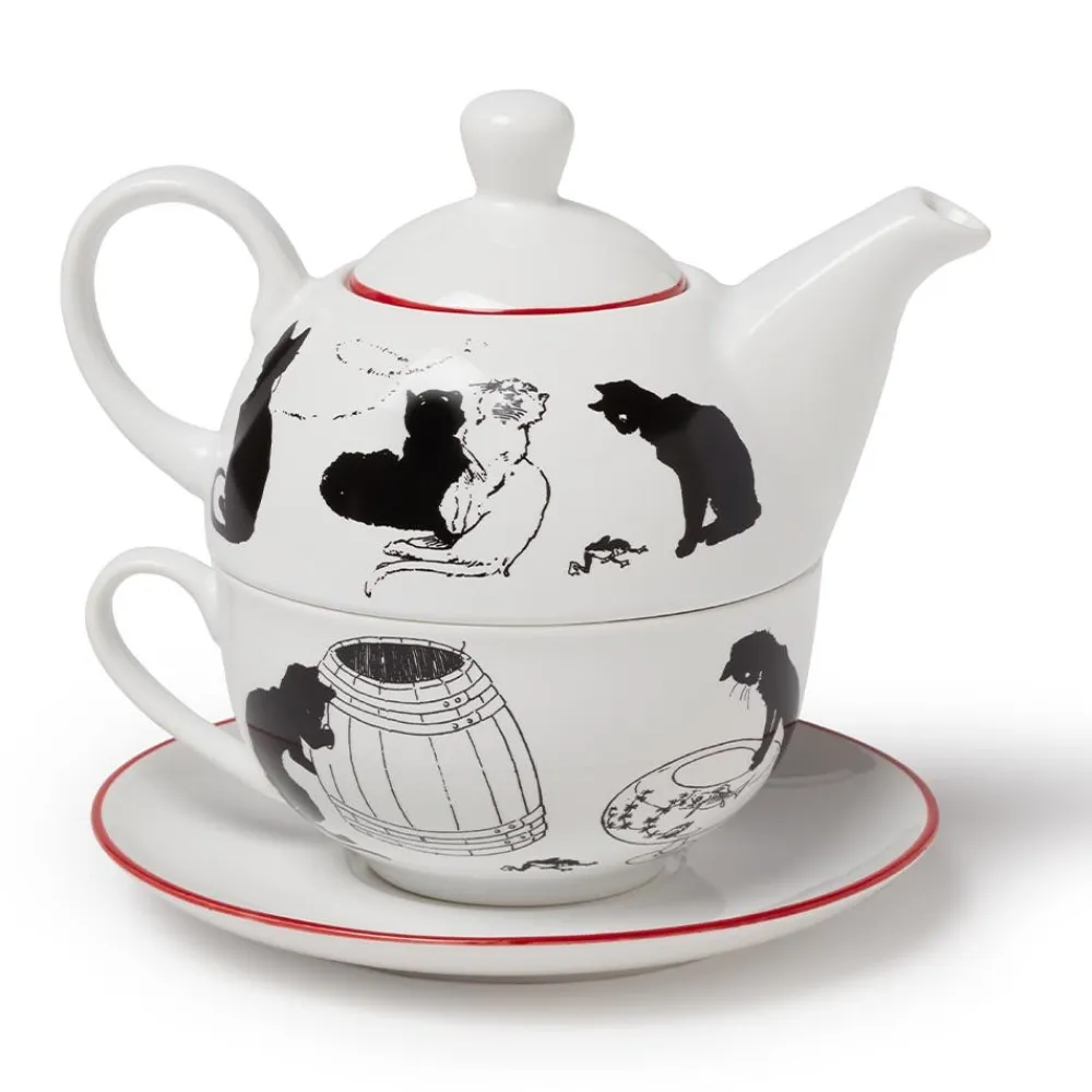 The Met Store Steinlen Cats Tea-for-One Set