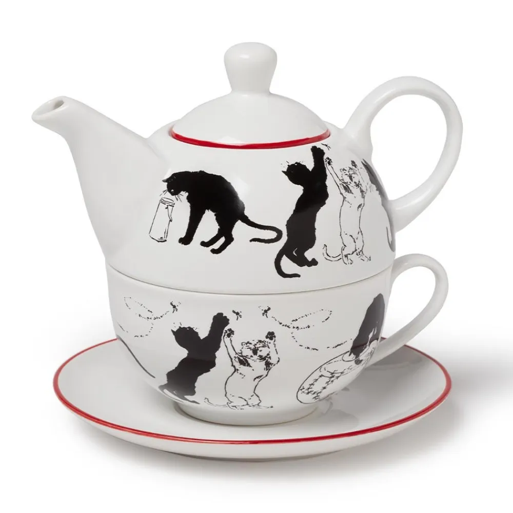 The Met Store Steinlen Cats Tea-for-One Set