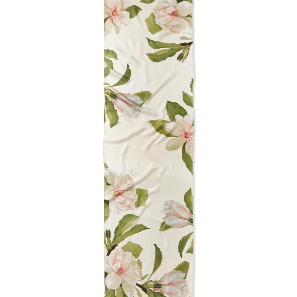 Sale The Met Store Studies of Magnolias Oblong Silk Scarf