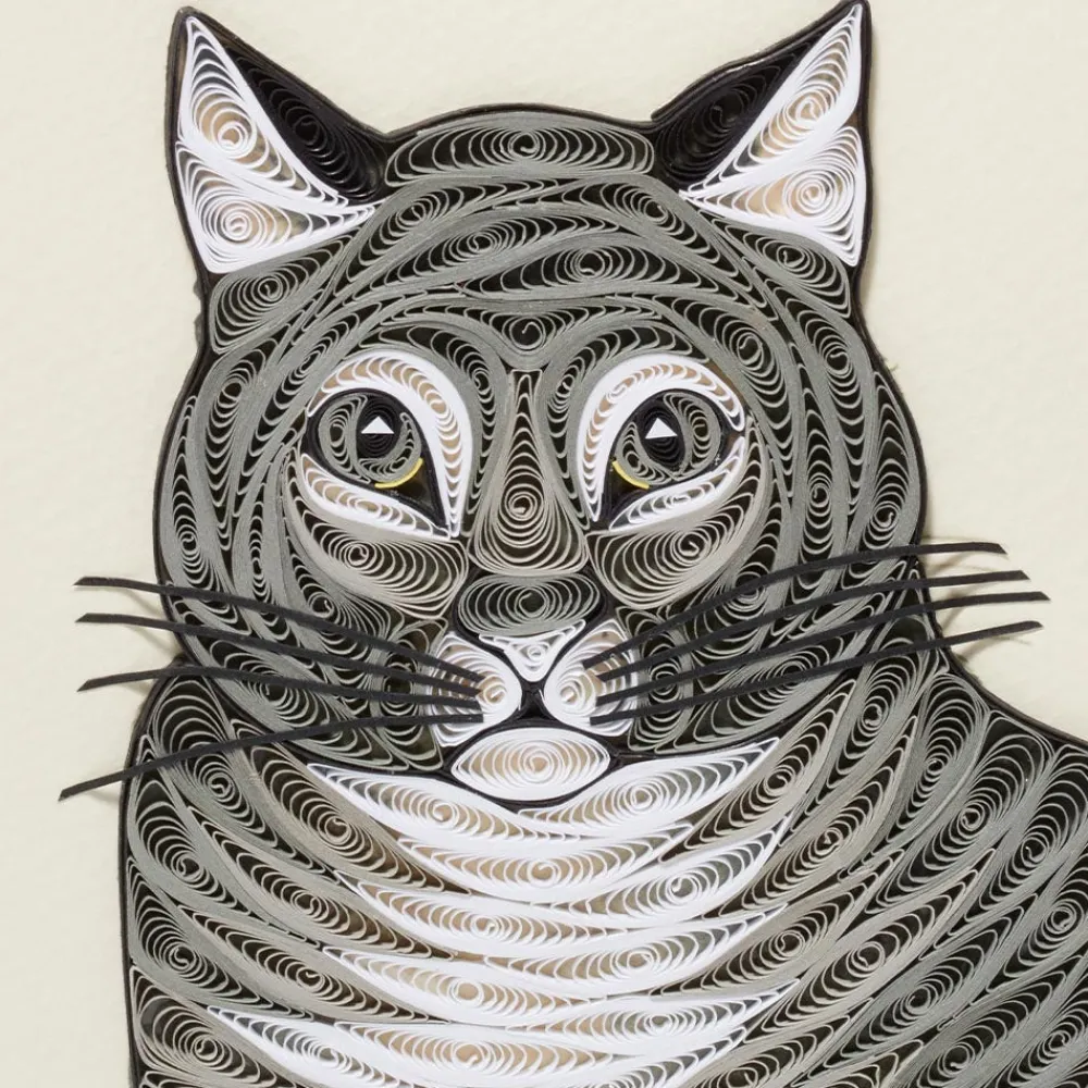New The Met Store The Favorite Cat Quilled Card