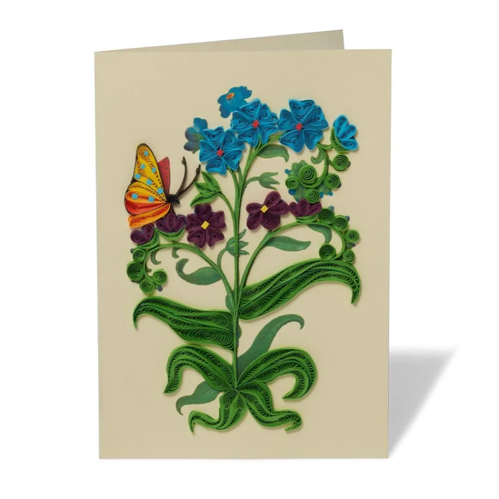 Clearance The Met Store The Met Cloisters Garden Forget-Me-Not Quilled Card