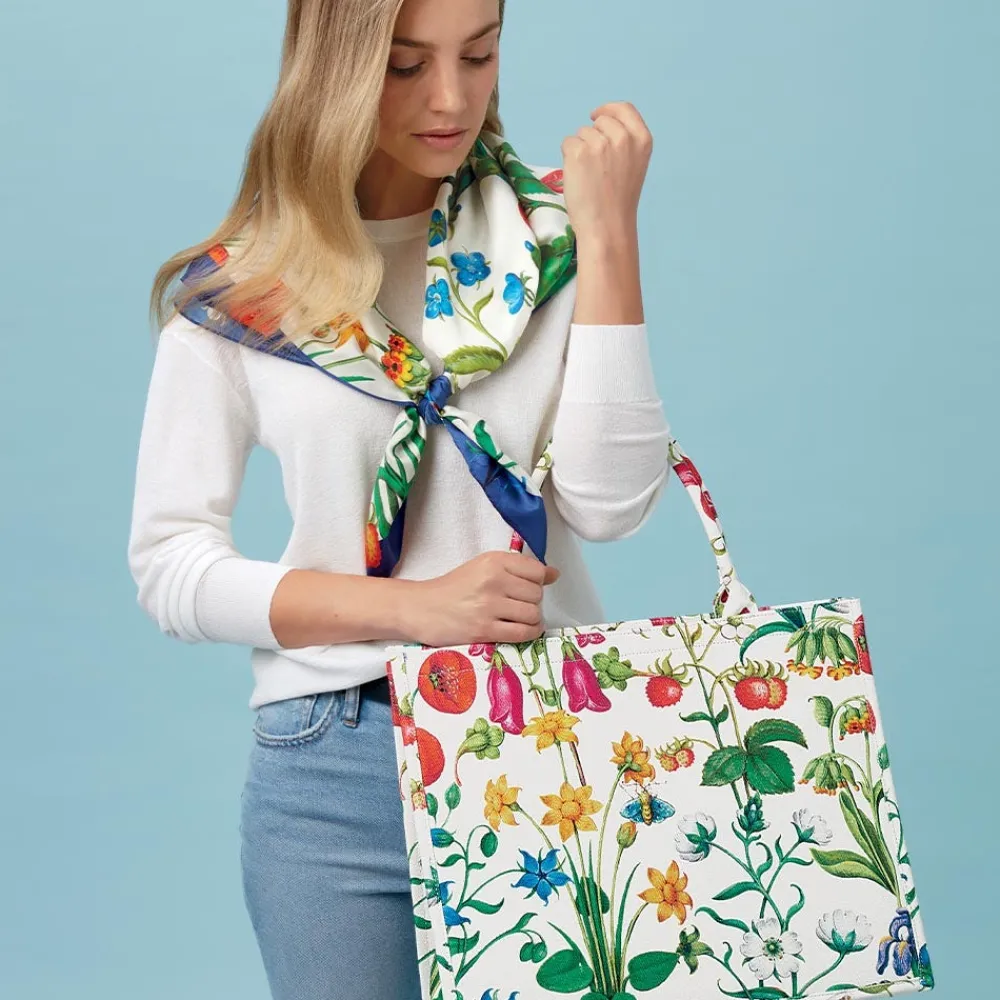 Best The Met Store The Met Cloisters Garden Square Silk Scarf