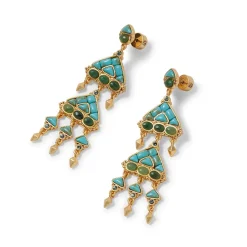 Online The Met Store Tibetan Mandala Fringe Drop Earrings