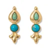 Outlet The Met Store Tibetan Turquoise Drop Earrings