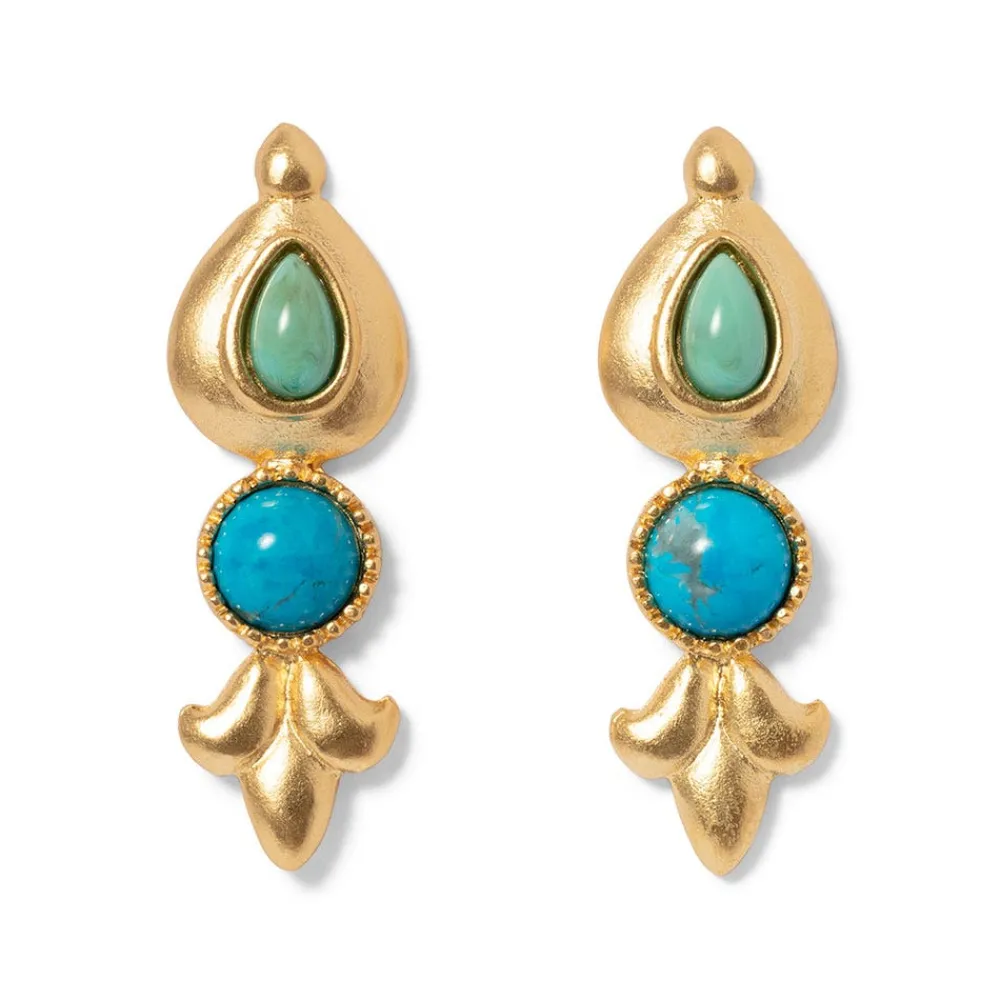 Outlet The Met Store Tibetan Turquoise Drop Earrings