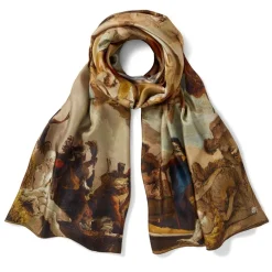 Outlet The Met Store Tiepolo Allegory of the Planets and Continents Oversize Unisex Oblong Silk Scarf