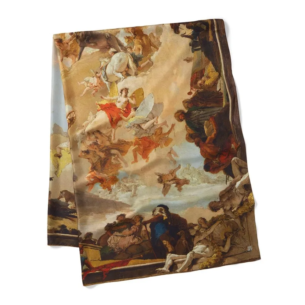 Outlet The Met Store Tiepolo Allegory of the Planets and Continents Oversize Unisex Oblong Silk Scarf