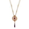 Hot The Met Store Turkish Amethyst Long Pendant Necklace