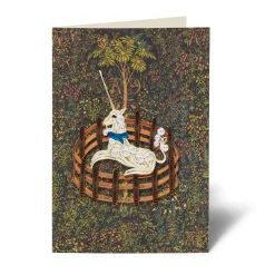 New The Met Store Unicorn Quilled Card