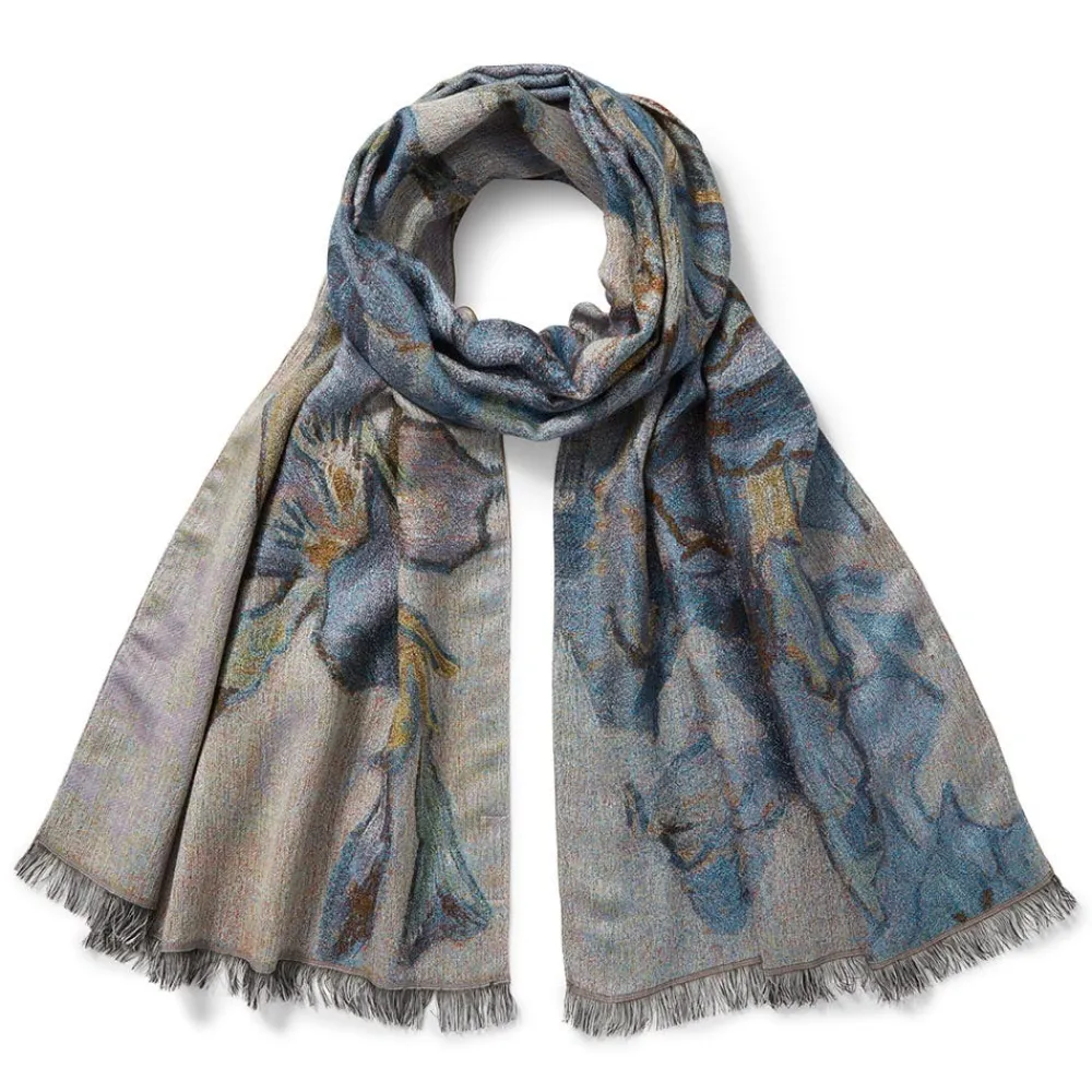 Best The Met Store Van Gogh Irises Wool-Blend Shawl
