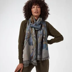 Best The Met Store Van Gogh Irises Wool-Blend Shawl
